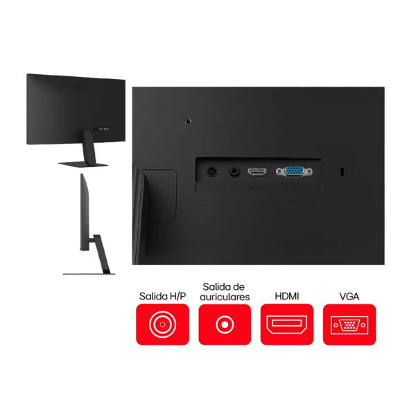 Monitor LG 24" 24U411A: FHD IPS, 120Hz y AMD FreeSync - Negro — foto 4 de 10
