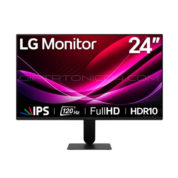 Monitor LG 24" 24U411A: FHD IPS, 120Hz y AMD FreeSync - Negro — foto 1 de 10