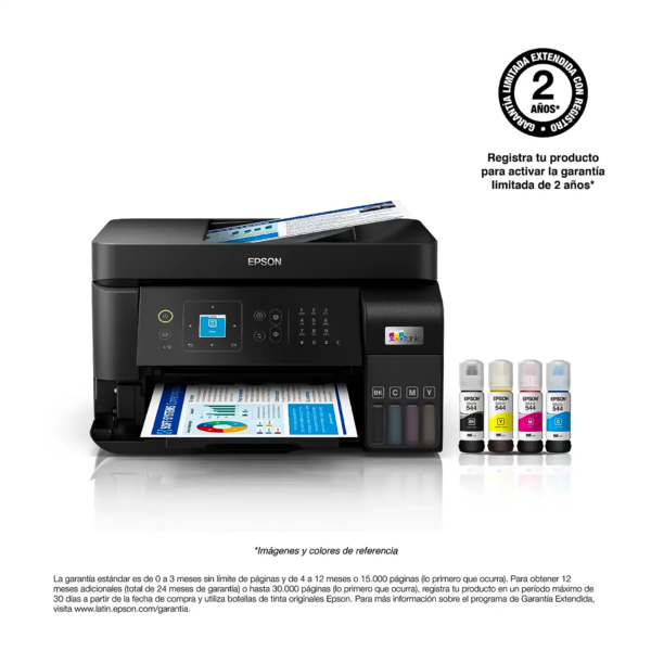 Multifuncional Epson L5590 EcoTank | Productividad WiFi y Ahorro Superior — foto 3 de 8