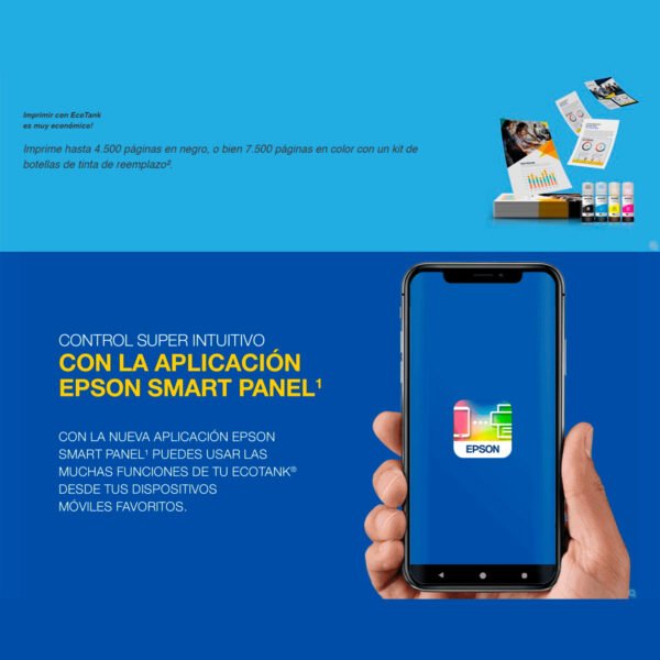 Impresora Multifuncional Epson EcoTank L3251 WiFi - Con Sistema de Tanques — foto 8 de 9