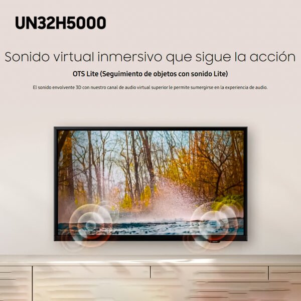 Tv Samsung Smart TV 32" UN32H5000 HD Serie 5 Negro — foto 8 de 10