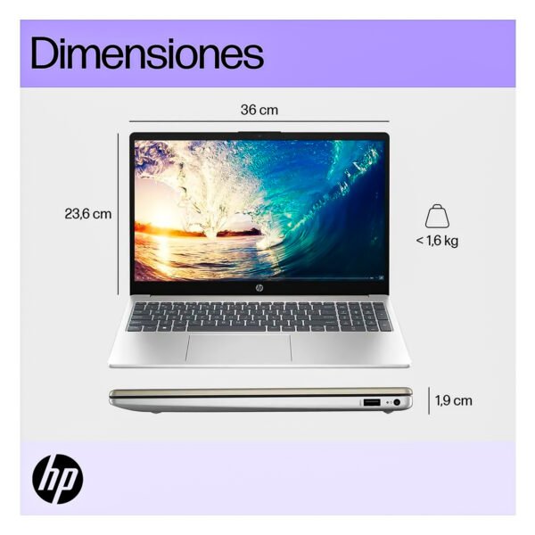 Portátil HP 15-fd1378la FHD Intel Ultra 7-155H 24GB RAM DDR5 512GB SSD — foto 7 de 8