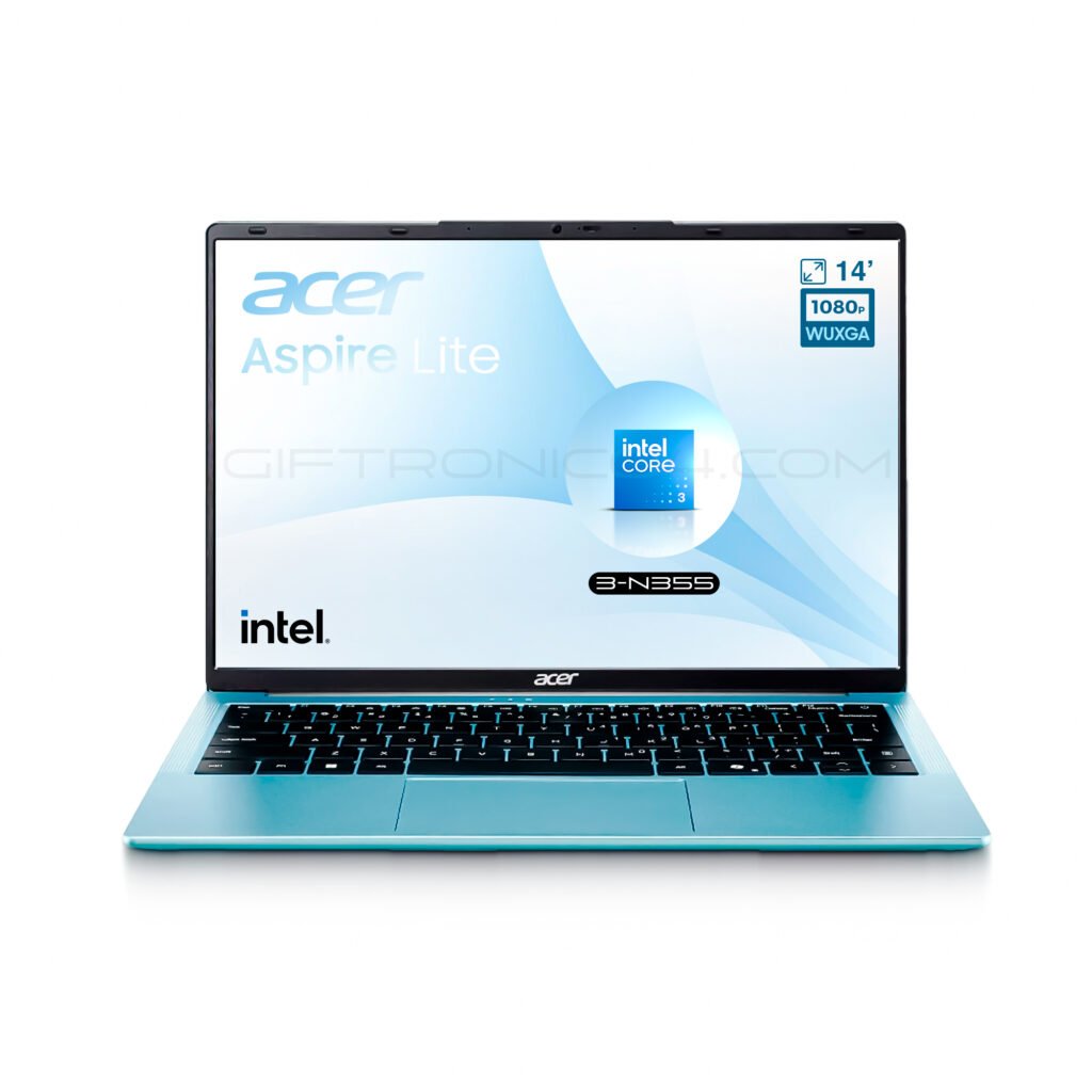 portátil acer aspire lite | 14" wuxga ips | intel core 3 n355| 8gb ram | 512gb ssd | fresh blue
