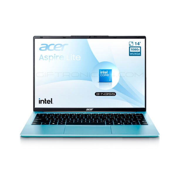 Portátil ACER Aspire Lite | 14" WUXGA IPS | Intel Core 3-N355| 8GB RAM | 512GB SSD | Fresh Blue — foto 1 de 9