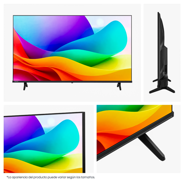 Televisor Smart TV Hisense 43" QLED Q4SV: Colores Vibrantes y Diseño Elegante. — foto 5 de 9