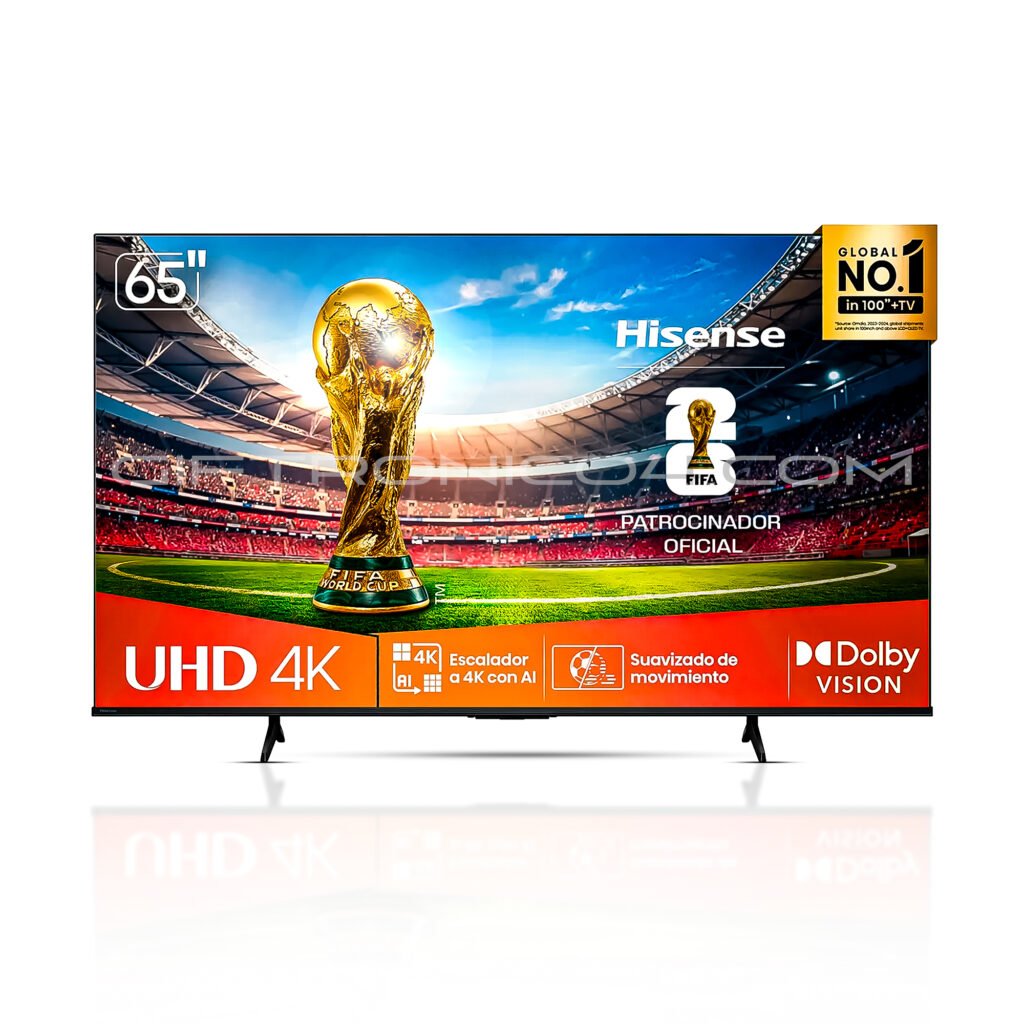 televisor hisense 65 pulgadas uhd 4k a5nv | la evolución de tu entretenimiento.