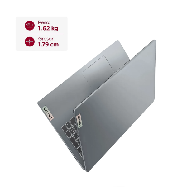 Portatil Lenovo Slim 3 15AMN8 | AMD Ryzen 3-30 Serie 10 | RAM 16GB DDR5 | 512GB SSD | Arctic Grey — foto 3 de 8