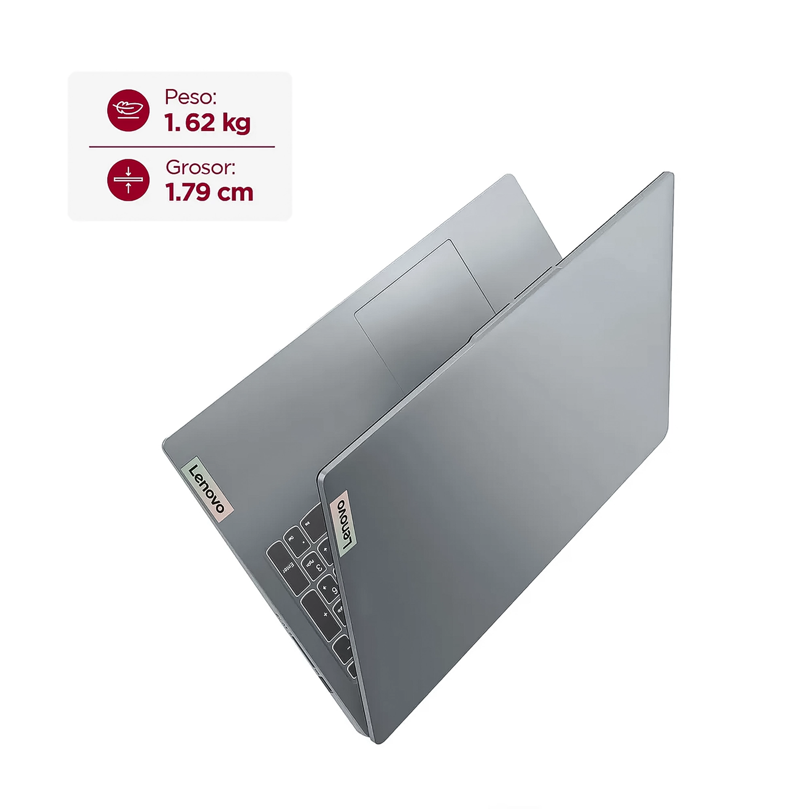 Portatil Lenovo Slim 3 15AMN8 | AMD Ryzen 3-30 Serie 10 | RAM 16GB DDR5 | 512GB SSD | Arctic Grey - Imagen 3