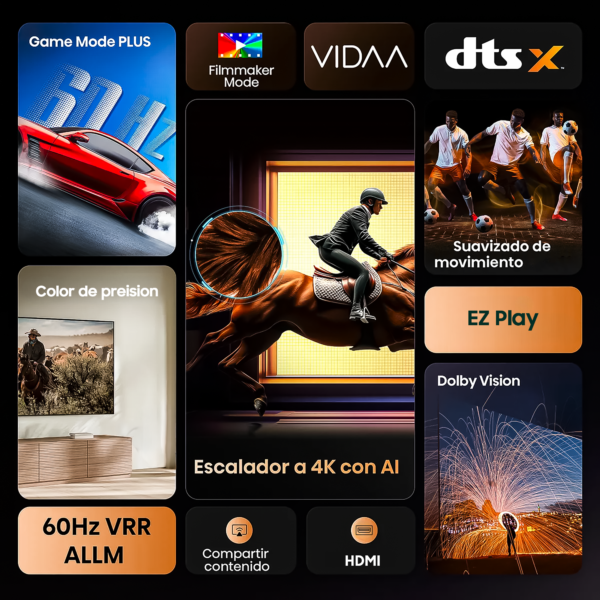 Televisor Hisense 65" Pulgadas UHD 4K A5NV Smart TV | La Evolución de tu Entretenimiento. — foto 2 de 9