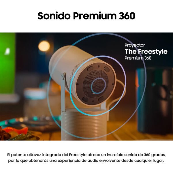 Video Proyector SAMSUNG SP-LFF3CLAXXZL Smart The Freestyle 2da Generación Blanco — foto 6 de 10