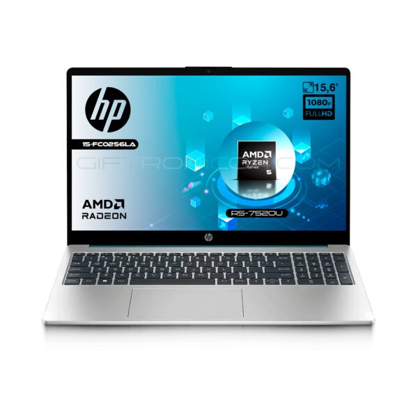 Portátil HP 15-fc0256la | AMD Ryzen 5 7520U | 16GB RAM | 512GB SSD | Azul - Gris — foto 1 de 7