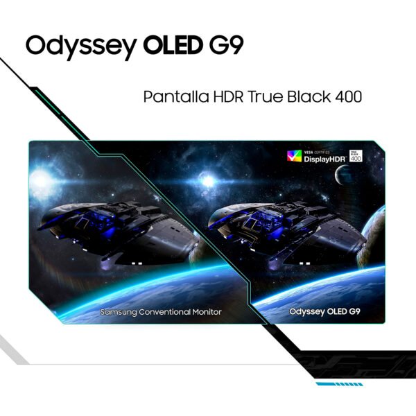 Monitor Samsung Odyssey G9 DQHD OLED 49" Curvo Ultra-Wide Negro — foto 10 de 13