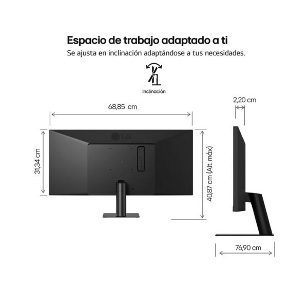 Monitor LG UltraWide 29U511A-B IPS 100Hz 1ms HDR Gamer y Trabajo — foto 5 de 12