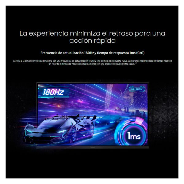Monitor Samsung 32" Odyssey G5 QHD IPS 180Hz 1ms FreeSync Gaming — foto 3 de 13