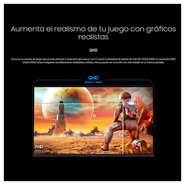 Monitor Samsung 32" Odyssey G5 QHD IPS 180Hz 1ms FreeSync Gaming — foto 5 de 13