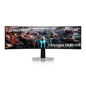 monitor samsung odyssey g9 dqhd oled 49" monitor curvo ultra wide negro