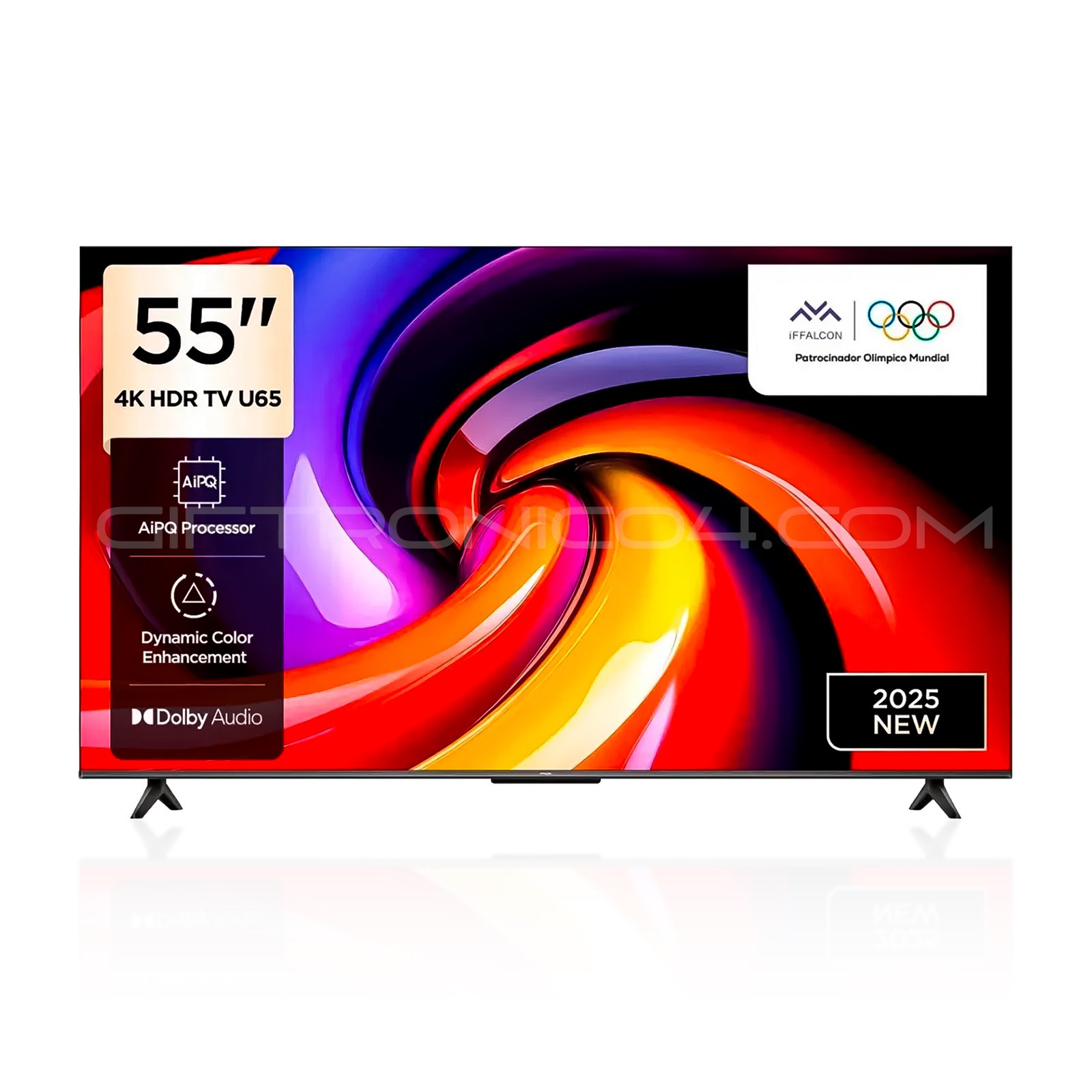 Televisor iFFALCON 55" U65 4K UHD Smart Google TV - Imagen de Cine en Casa