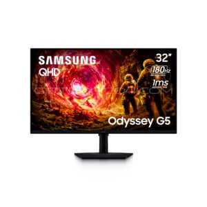monitor samsung 32" odyssey g5 qhd ips 180hz 1ms freesync gaming
