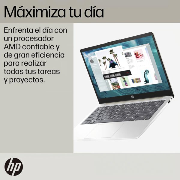 Portátil HP 14-em0217la AMD Athlon RAM 8GB 512GB SSD + Morral Y Proyector — foto 8 de 10