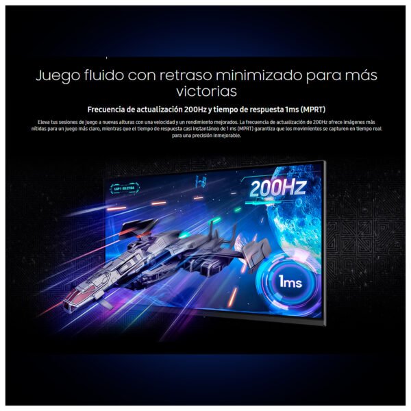 Monitor Samsung Odyssey G5 27" QHD IPS 200Hz 1ms G53F FreeSync Premium — foto 9 de 13