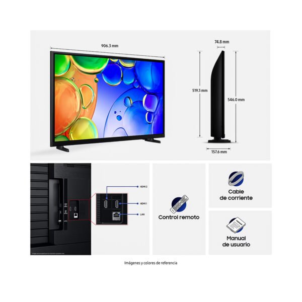 Televisor Samsung 40" QLED QN40Q5FAAK | Full HD Smart TV Tizen — foto 7 de 10