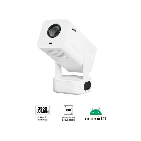 Proyector LED VTA Gunma 2 HD 2.500 Lúmenes WiFi - Bluetooth con Android — foto 8 de 11