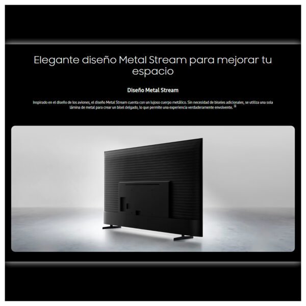 Televisor Samsung 43" U8500H Crystal UHD 4K Smart TV | Diseño Metal Stream y Tizen OS — foto 8 de 12