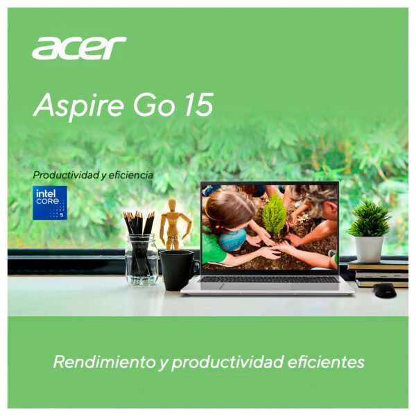 Portátil Acer Aspire Go AG15-71P-57KN | Intel i5-13420H | RAM 8GB | 512GB SSD | Green — foto 7 de 9