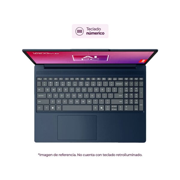 Portátil Lenovo IdeaPad Slim 3 15IWC11 Intel Core 7 350 RAM16GB 512GB SSD Blue — foto 3 de 10