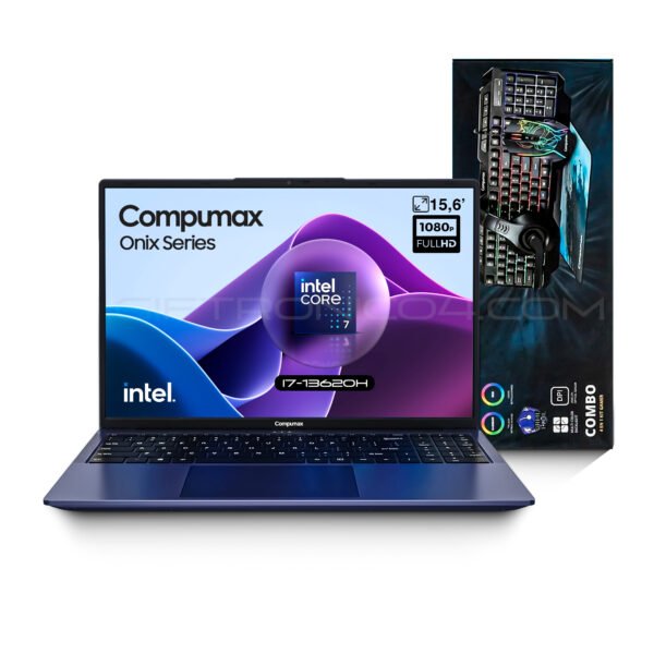 Portátil Compumax Onix Series Intel Core i7-13620H RAM 8GB 512GB SSD Incluye Combo Gamer — foto 1 de 8